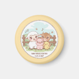 Farm friends forever - cute & cozy magnet