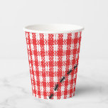 Farm Friends Gingham Birthday Party Paper Cups Pappbecher<br><div class="desc">Cock-a-Doodle-Moooo! Diese lustigen Geburtstagscups haben ein klassisches Rot-Weiß-Karo-Muster, das jedes Party oder Picknick verspielt. Die belebten kleinen Ameisen schnarchen herum, um eine Touch Launen hinzuzufügen. Dieses Design passt perfekt zu unserer Geburtstagssammlung "Farm Friends". Sehen Sie sich die gesamte Kollektion in unserem Shop an, um Ihr zusammenhängendes Party zu vervollständigen. Das...</div>