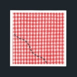 Farm Friends Gingham Birthday Party Paper Napkin Serviette<br><div class="desc">Cock-a-Doodle-Moooo! Diese lustigen Geburtstagsnapkins haben ein klassisches Rot-Weiß-Karo-Muster, das jedes Party oder Picknick mit sich bringt. Die belebten kleinen Ameisen schnarchen herum, um eine Touch Launen hinzuzufügen. Dieses Design passt perfekt zu unserer Geburtstagssammlung "Farm Friends". Sehen Sie sich die gesamte Kollektion in unserem Shop an, um Ihr zusammenhängendes Party zu...</div>