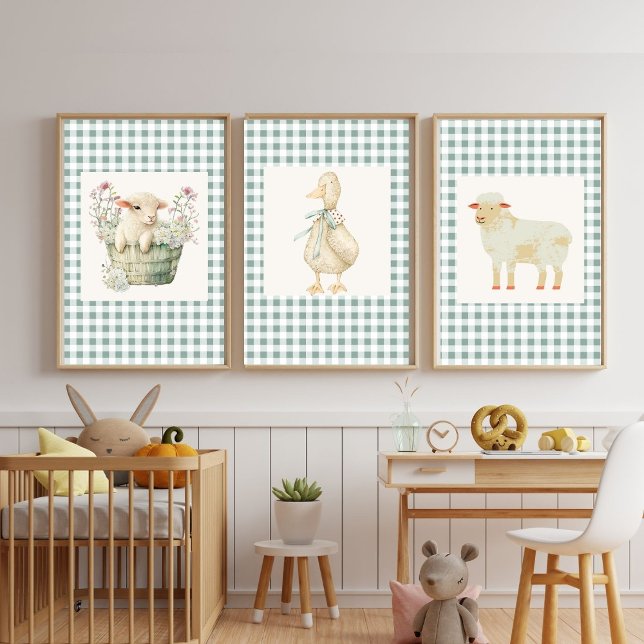 Farm Friends Kinderzimmer Wall Art Set - (Von Creator hochgeladen)