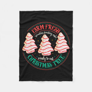Farm Frisch Weihnachtsbaum Kuchen Uni-kids Schwarz Fleecedecke
