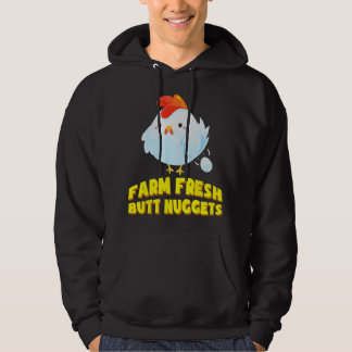 Farm Frische Po-Nuggets T - Lustiges Hühner-T-Shir Hoodie