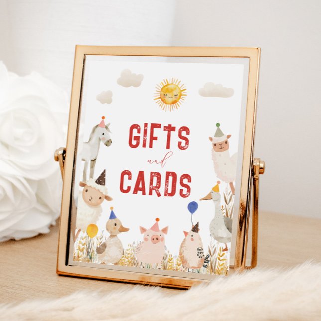 Farm Geschenke Geburtstagszeichen Poster (Von Creator hochgeladen)