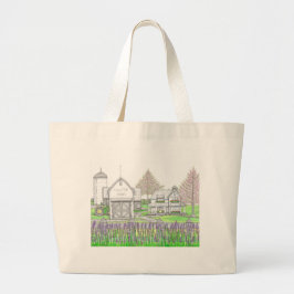 Farm Jumbo Tote Bag Stoffbeutel