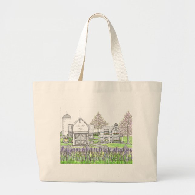 Farm Jumbo Tote Bag Stoffbeutel (Vorne)