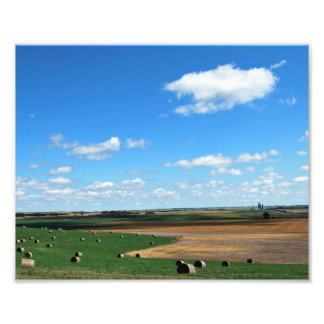 Farm Land North Dakota, nördlich von I-94 Fotodruck