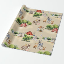 Farm Land Seamless Pattern Craft and