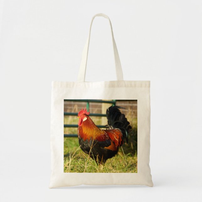 Farm Life Roosters Tote Bag (Devant)