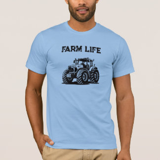 Farm Life Tractor Shirt Rural Farm Life Tee
