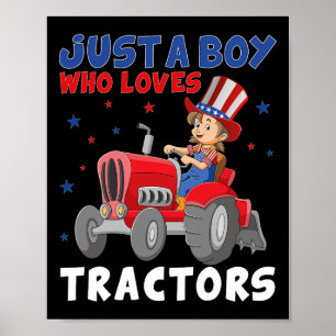 Farm Lifestyle 4. Juli Nur ein Junge, der Lieben t Poster