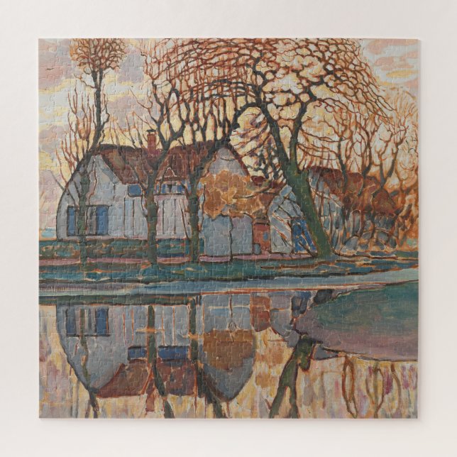 Farm near Duifreitcht Mondrian Dutch Landscape (Vertikal)