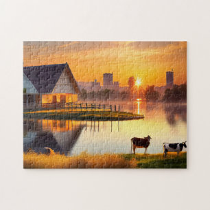 Farm Pond Easy Cerveau Art Puzzles Photo Puzzles I