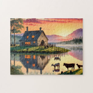 Farm Pond Photo Puzzles Internet Jigsaw Puzzles Re