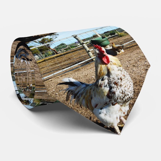 Farm Rooster, Neck Tie Krawatte (Gerollt)