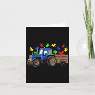 Farm Tractor Truck Puzzle Autismus Sensibilitätsta Karte