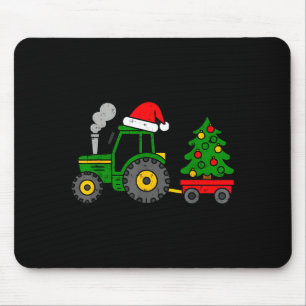 Farm Weihnachten Traktor Baum Xmas LKW Jungen Kind Mousepad