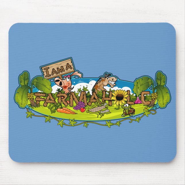 Farmaholic Logo Mousepads (Vorne)