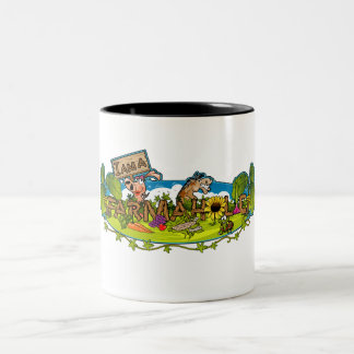 Farmaholic Logo Zwei-Ton Tasse