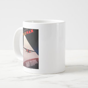 Farman Airlines Farman 300-Eindecker Promo-Poster Jumbo-Tasse