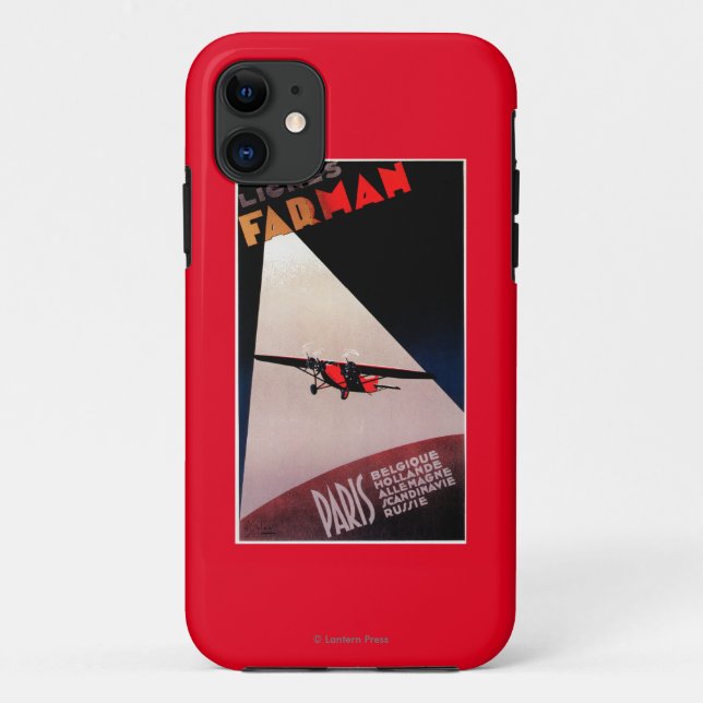 Farman Fluglinien Farman 300 Eindeckerpromo-Posten Case-Mate iPhone Hülle (Rückseite)