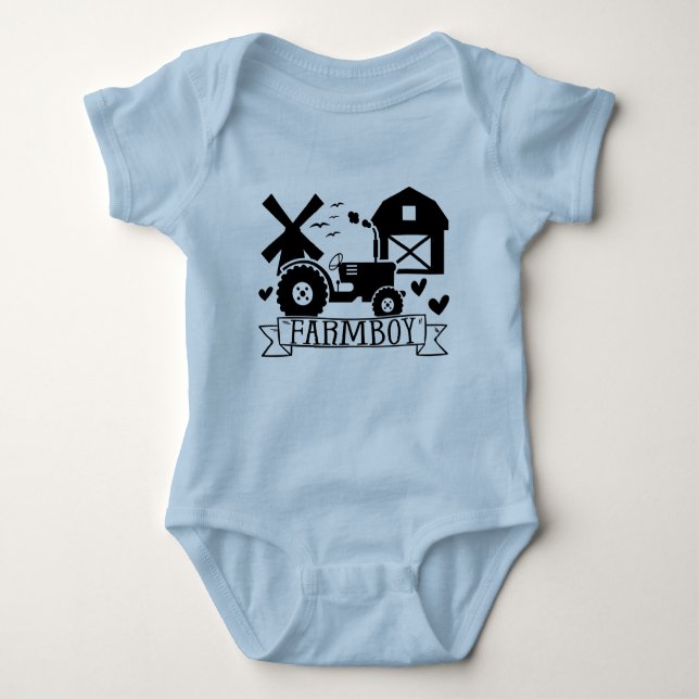 Farmboy Baby Bodysuit Baby Strampler (Vorderseite)