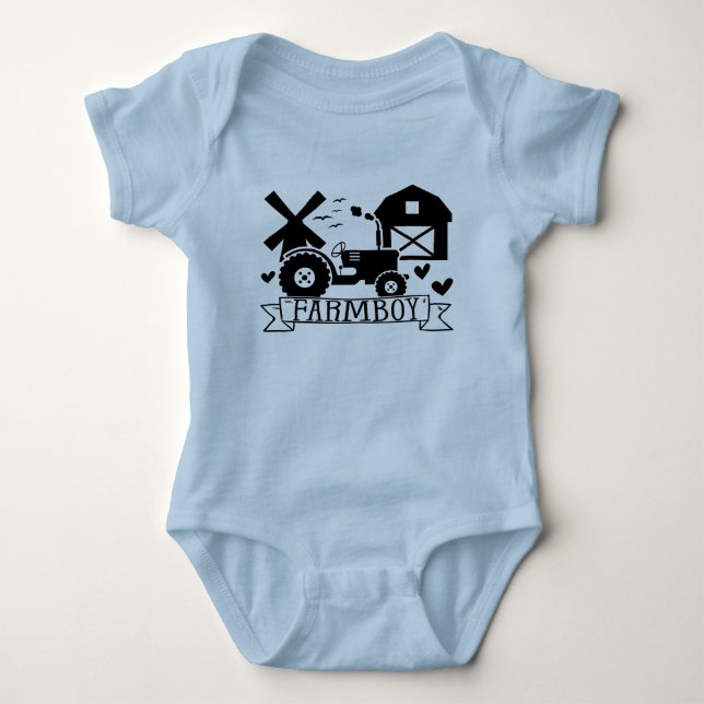 Farmboy Baby Bodysuit Strampler (Vorderseite)