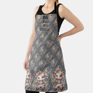 Farmcore Kawaii Kalb im Vintage-Blumenkleid Schürze