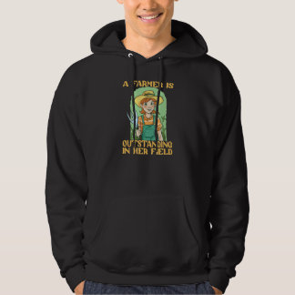 Farmer Matching Couples Definition for Women Hoodie