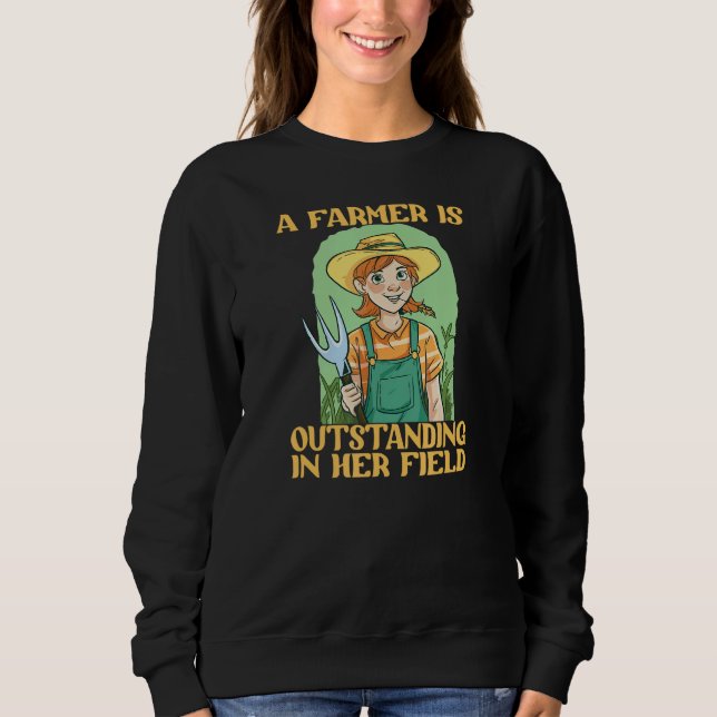 Farmer Matching Couples Definition for Women Sweatshirt (Vorderseite)
