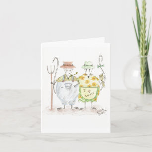 Farmer Mouse Note Cards Karte
