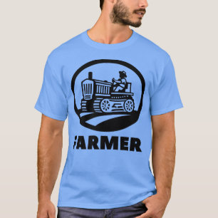 Farmer Rancher Life Farming Tractor Driver Farm  T-Shirt