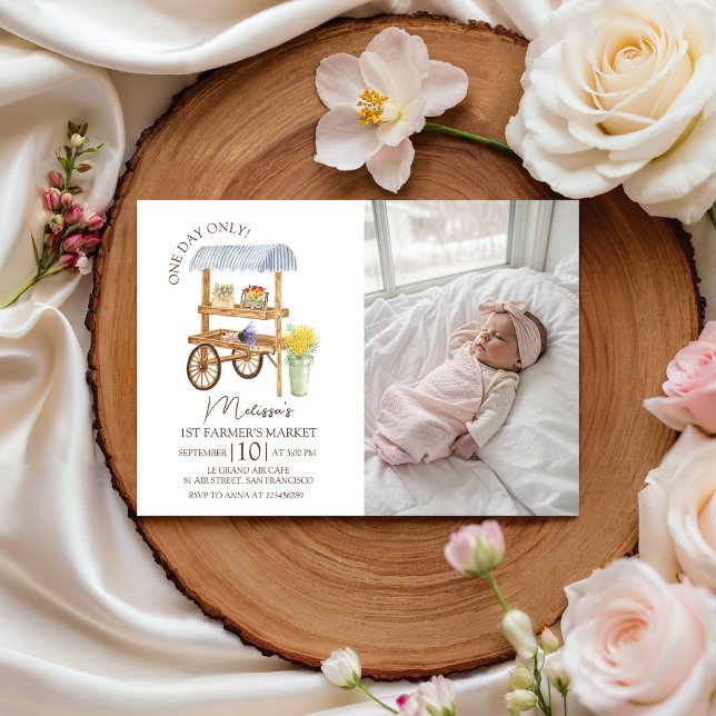 Farmer’s Market Photo Invitation Einladung (Von Creator hochgeladen)
