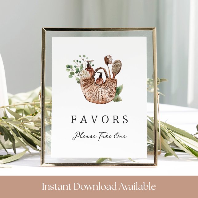 Farmers Market Bridal Shower Favor Table Sign Poster (Von Creator hochgeladen)