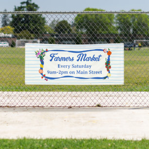 Farmers Market Farm Stand handgezeichnet CUSTOM Banner