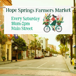 Farmers Market Farm Stand handgezeichnet CUSTOM Banner
