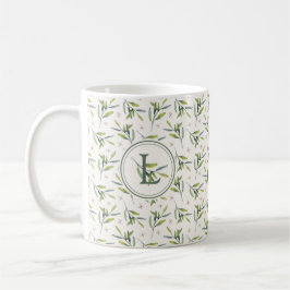 Farmhouse Botanical Initial L Cottage Garden Kaffeetasse