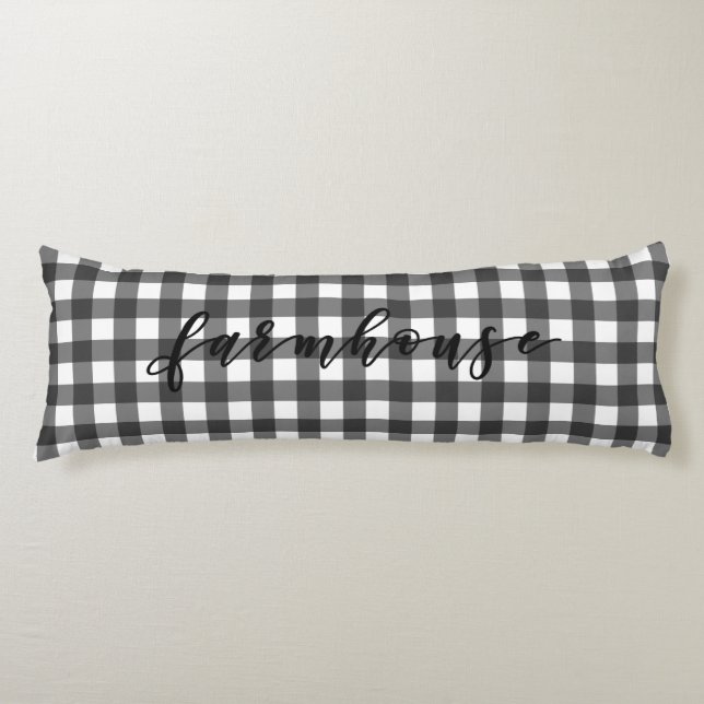 FARMHOUSE GINGHAM SEITENSCHLÄFERKISSEN (Vorderseite)