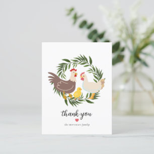 Farmhouse-Kick-Baby-Party Postkarte