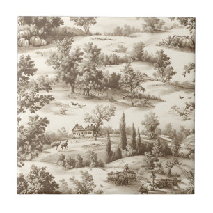 Farmhouse-Kürbisernte-Land-Toile (5) Fliese