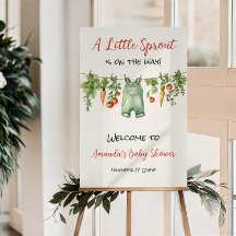 Farmhouse Little Sprout Clothesline Baby Shower