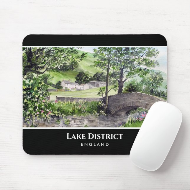 Farmhouse near Thirlmere Lake District England Mousepad (Mit Mouse)