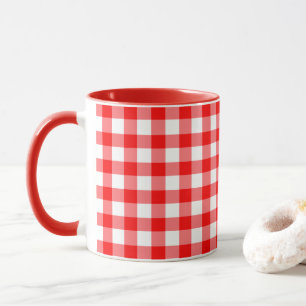 Farmhouse Pays Rouge En vichy Check Combo Mug