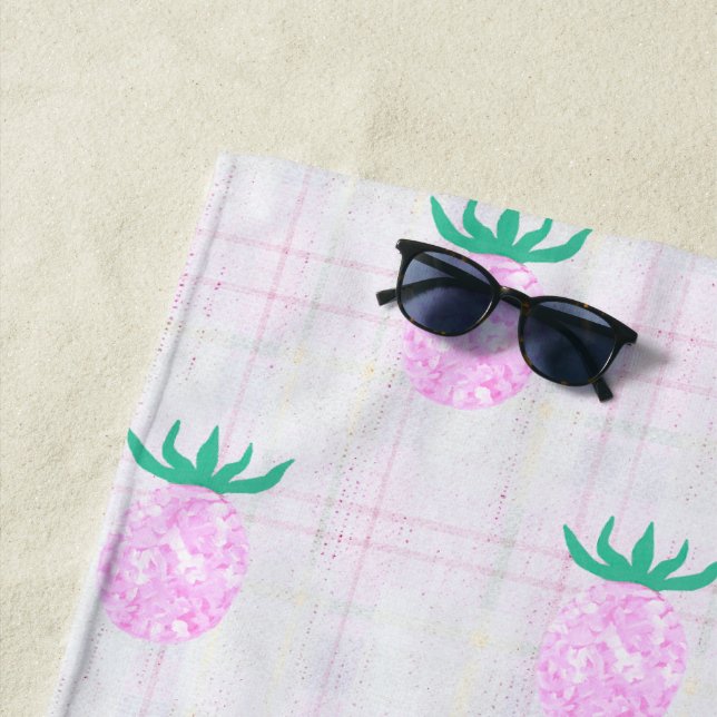 Farmhouse Pineapples Strandtuch (Beispiel)