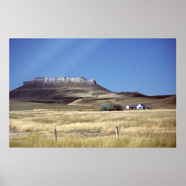 Farmhouse South Dakota Poster (Vorne)