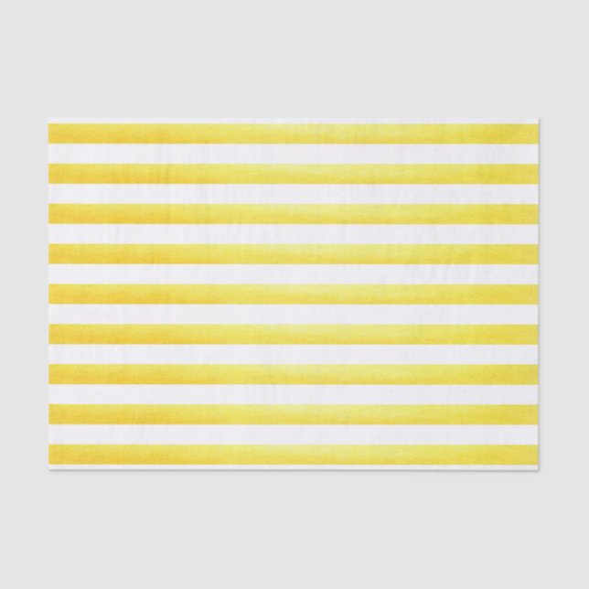 Farmhouse Style Lemon Striptepapier Seidenpapier (Vorderseite)