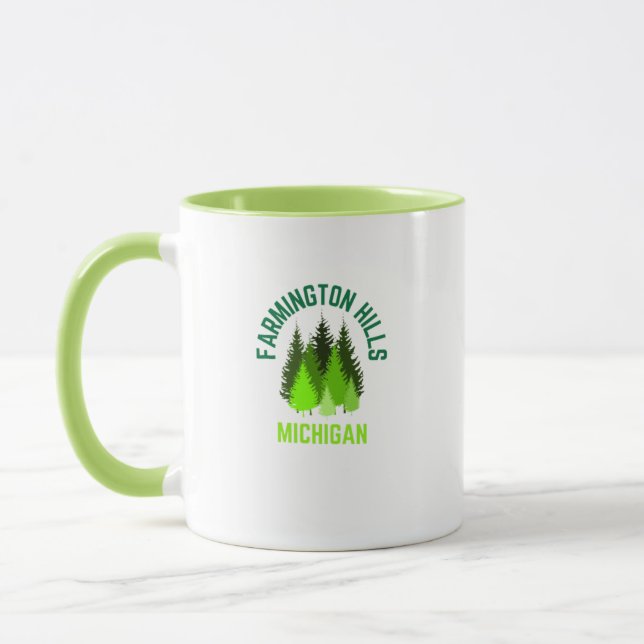 Farmington Hills Michigan Heimat Tasse (Links)