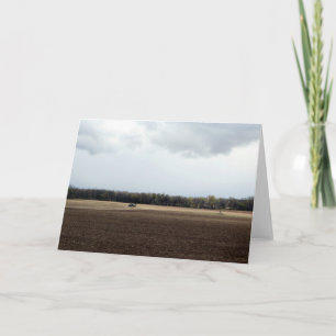 Farmland Midwest Sky - Landschaftsbäume im mittler Karte