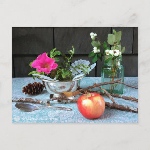 FARMphemera.com Postkarte "Antiques & Wild Rose"