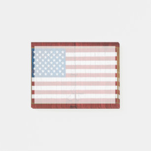 Farms American Flag Barn Mural Post-it Klebezettel