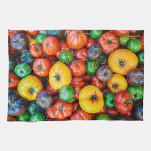 Farms Colorful Tomato Harvest Geschirrtuch